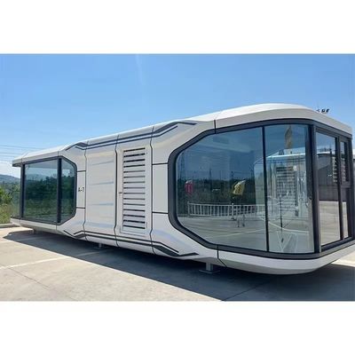 Outdoor Container Home met Capsule House Design en Rock Wool Sandwich Panel Wall