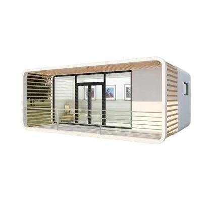 Apple Cottage Glass House Prefabricated Bungalow met gesneden plaatwand en aluminium plaat