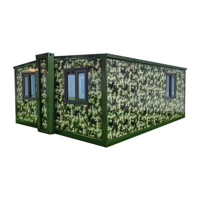 Prefabricated Luxury Villa House met verplaatsbare container en EPS sandwich panelen dak