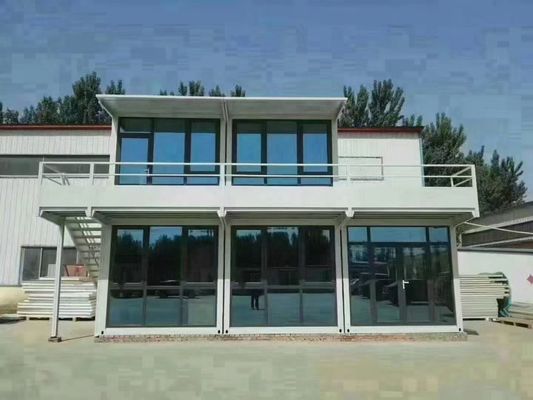 DIY Beach Draagbare huisje Refabricated Modular Micro Prefab Container House 5950 mm