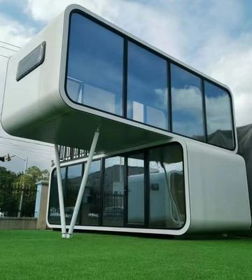 Wall Rock Wool Sandwich Panel Moderne Outdoor Draagbare Mobiele Scheep Ruimtecapsule Hotel Huis