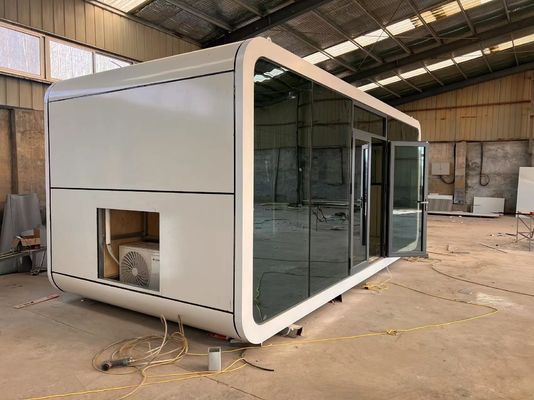 Wall Rock Wool Sandwich Panel Moderne Outdoor Draagbare Mobiele Scheep Ruimtecapsule Hotel Huis