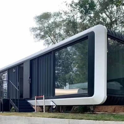 Rock Wool Sandwich Panel Wall Luxe Apple Cabin Container Huis voor Space Capsule