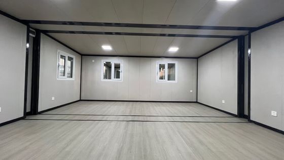 Aluminium Venster 20 ft 40 ft 3 slaapkamers Luxe Opvouwbare Uitbreidende Container Huis