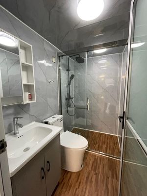 Aluminium Venster 20 ft 40 ft 3 slaapkamers Luxe Opvouwbare Uitbreidende Container Huis