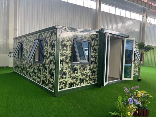 Aluminiumcontainerhuis met dubbele vleugel en makkelijke uitbreiding