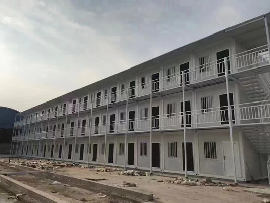 MGO Board Floor 20ft 40ft Prefab opvouwbare containerwoningen Opvouwbaar containerhuis met platte verpakking
