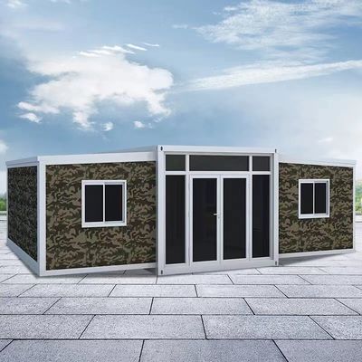 Snel verhuisend huis met dubbele vleugel uitbreiding vouwcontainerkamer