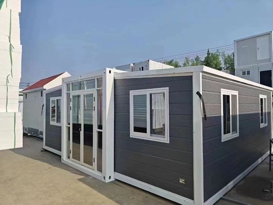 Snel verhuisend huis met dubbele vleugel uitbreiding vouwcontainerkamer