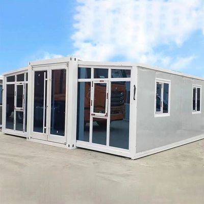 Snel verhuisend huis met dubbele vleugel uitbreiding vouwcontainerkamer