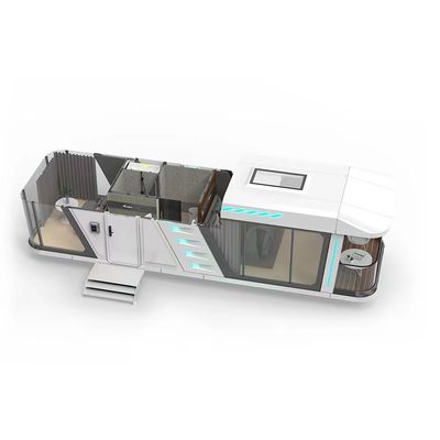Rock Wool Sandwich Panel Muur Luxe Capsule Huis voor Prefab Huis Ruimte Capsule Bed