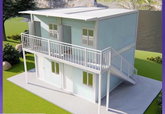 Opvouwbare opvouwbare modulaire huizen voor snelle montage en eenvoudige installatie