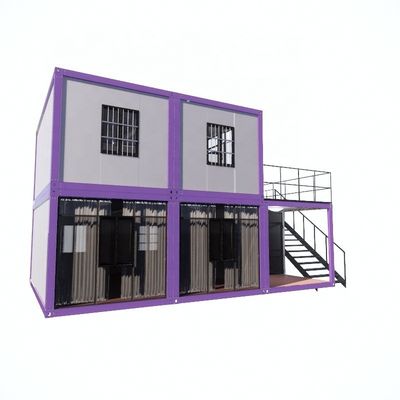 Q235/Q345 Lichte staalframe snel monteren Containerhuis Prefab huis Container