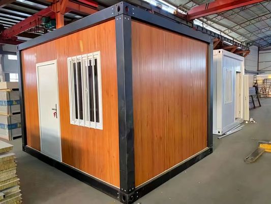 Moderne mobiele woning snelle assemblage geprefabriceerd huis met aluminium raam