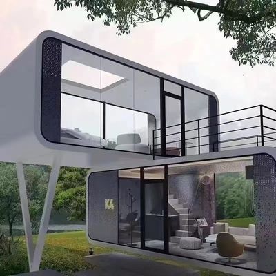 Buiten Moderne Prefab Huis Mobiele Werkhuis Kantoor Pod Apple Cabin met Design