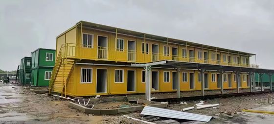 Containerhuis met PVC-plankvloer gemakkelijk te installeren betaalbaar