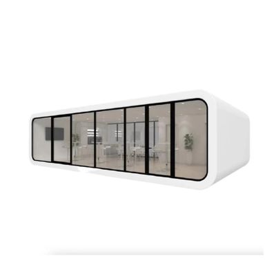 Composite houten vloer Moderne 20ft modulaire Apple House hut met milieuvriendelijke materialen