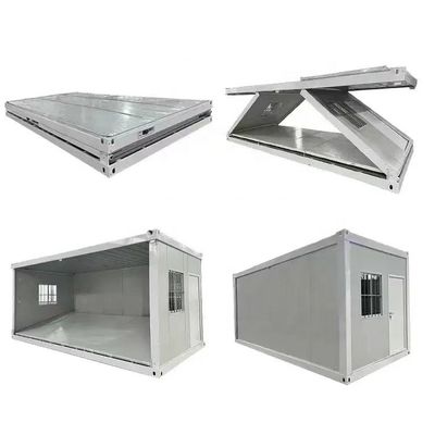 10ft 20ft vouwbare prefab container campinghuizen kantoor met sandwichpaneel muur