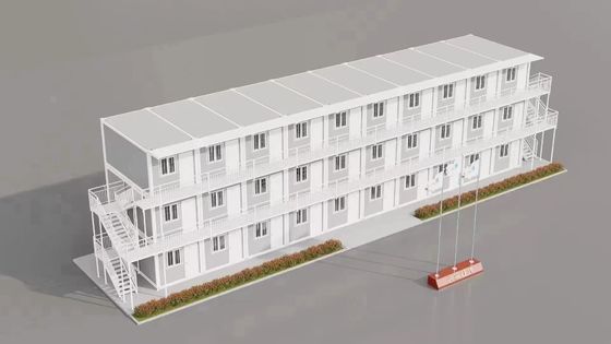 Opvouwbare Container Prefab Kleine Huizen Plaats Kantoor Gemakkelijk 20ft 40ft Installatie