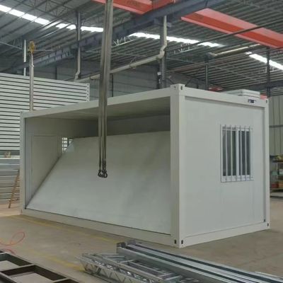 Windbestendig prefab Z-type vouwcontainerhuis met Q235/Q345 lichtstaalframe