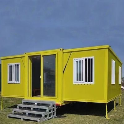 3 slaapkamers Luxe opvouwbare expanderende container Huis 20ft x 40ft MGO plankvloer