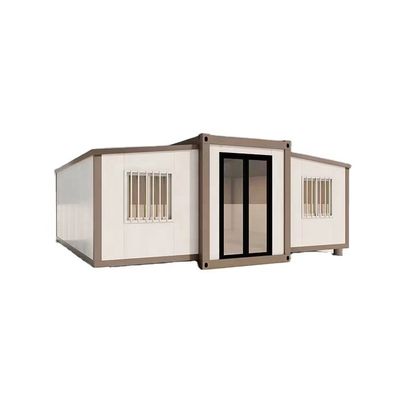 20ft geprefabriceerd opvouwbaar draagbaar huis voor kantoren en huizen EPS sandwichpaneel dak