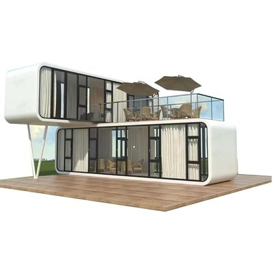Modulaire prefab huis voorraad mobiele Apple hut met eenvoudige installatie