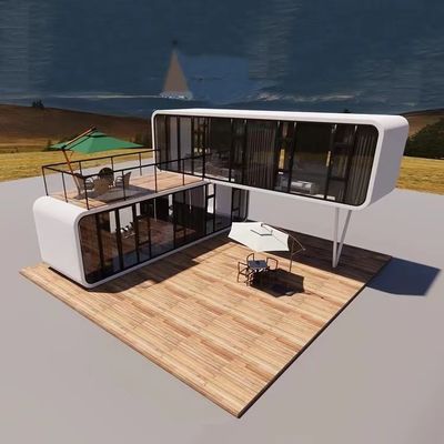Modulaire prefab huis voorraad mobiele Apple hut met eenvoudige installatie