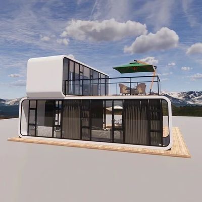 Modulaire prefab huis voorraad mobiele Apple hut met eenvoudige installatie