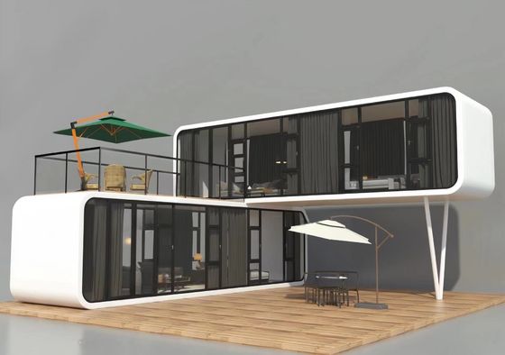 Modulaire prefab huis voorraad mobiele Apple hut met eenvoudige installatie