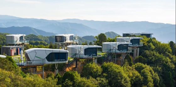 Krijg online technische ondersteuning voor Space Capsule House Luxe Modern Prefabricated House