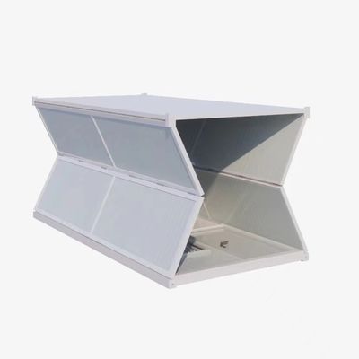 Modulaire kamer PVC-plankvloer opvouwbaar containerhuis voor winkel Hotel Ingenieursziekenhuis