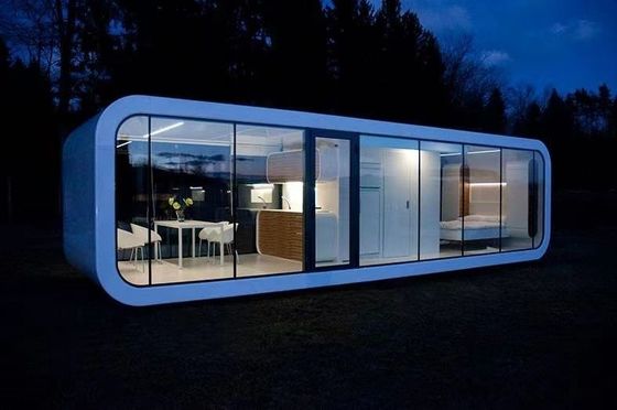 Modulaire prefab kleine huizen Container kantoor Draagbare Apple Home Pod Verplaatsbare Apple Cabin