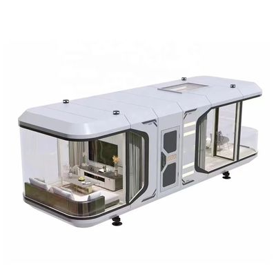 Wand van Rock Wool Sandwich Panel Buitenglas Helder huisje voor romantische vakantie