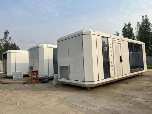 Wand van Rock Wool Sandwich Panel Buitenglas Helder huisje voor romantische vakantie