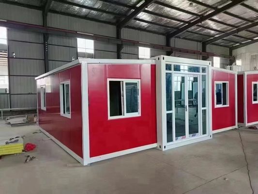 Opvouwbare containerhuizen van modern ontwerp en voorgefabriceerd voor tijdelijke