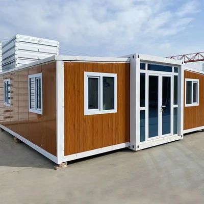Opvouwbare containerhuizen van modern ontwerp en voorgefabriceerd voor tijdelijke