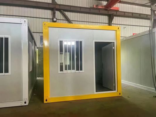 Voorgefabriceerde containerhuizen makkelijk te monteren micro-huizen met sandwich paneel muur