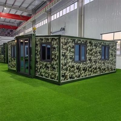 Levensstandaard Luxe uitbreidbare containerhuizen met twee vleugels