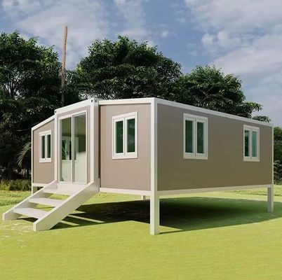 20 ft 40 ft 3 slaapkamers Luxe opvouwbare uitbreidbare container Huis Luxe stijl