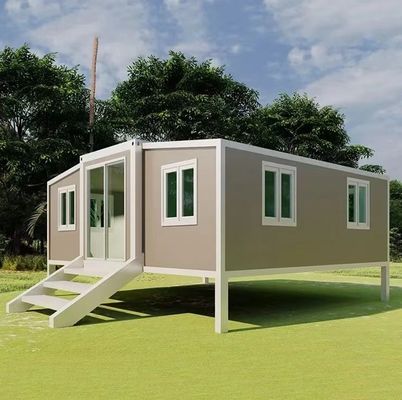 20 ft 40 ft 3 slaapkamers Luxe opvouwbare uitbreidbare container Huis Luxe stijl