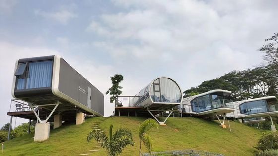 Contemporary Style Space Capsule House Prefabricated Modular Home voor kamperen