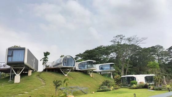 Contemporary Style Space Capsule House Prefabricated Modular Home voor kamperen