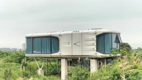 Contemporary Style Space Capsule House Prefabricated Modular Home voor kamperen