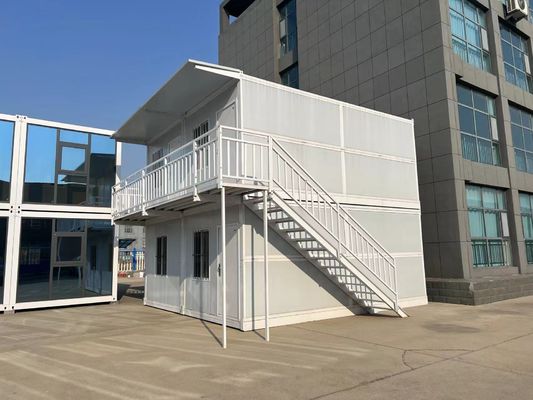 Staalstructuur Huis Prefab Containerhuis Verhuisbaar Huis met sandwichpaneel Muur