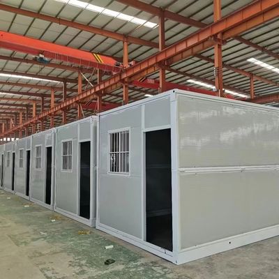 Staalstructuur Huis Prefab Containerhuis Verhuisbaar Huis met sandwichpaneel Muur