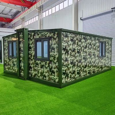 Prefabricated Luxury Villa House met verplaatsbare container en EPS sandwich panelen dak