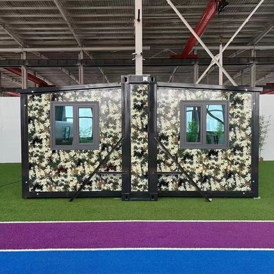 Prefabricated Luxury Villa House met verplaatsbare container en EPS sandwich panelen dak