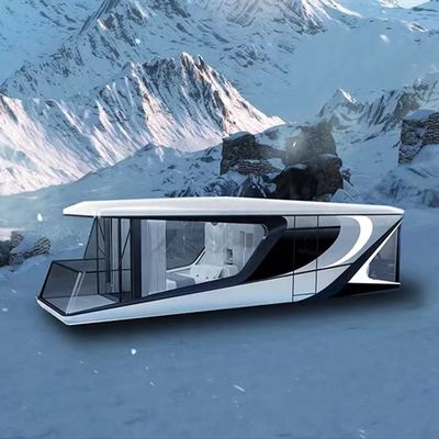Smart Windproof Hotel Gebouw Mobiele prefab Space Capsule Huis met MGO Board vloer