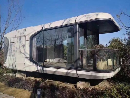 Leefruimte Capsule Huis Luxe Moderne Prefab Huis